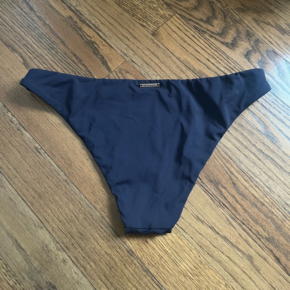 Spiritual gangster charcoal grey bikini bottom